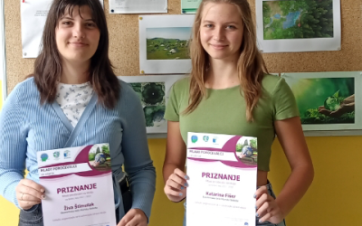 Šolski novinarki pripravili najboljši prispevek v okviru Mladih poročevalcev za okolje